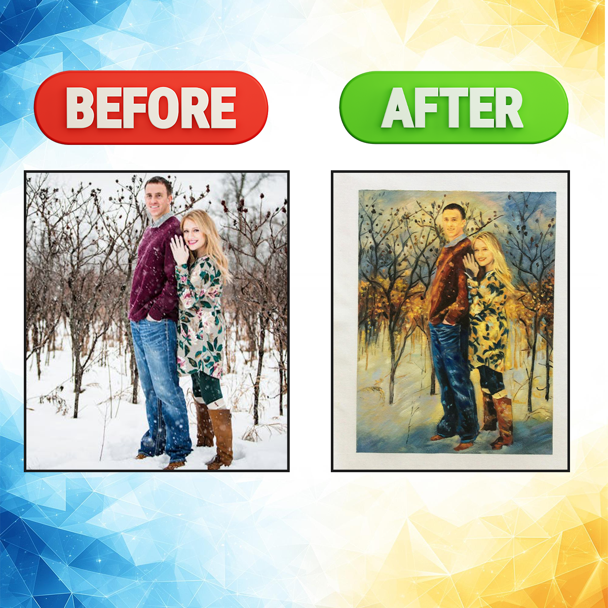 Custom Oil Painting – Hand-Painted from Your Photo