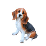 Simulation Dog Sculpture Decoration Beagle Model Statue Villa Courtyard TV Cabinet Wine Cabinet Fake Dog Decoration