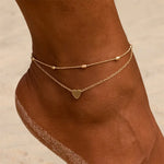 Fashion Bohemia Butterfly Anklet Rhinestone Chain Foot Chain Jewelry for Women Summer Beach Anklet Butterfly Barefoot Chain