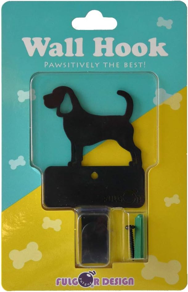 Puppy Dog Decoration Metal Wall Hook (Beagle & Dachshund)