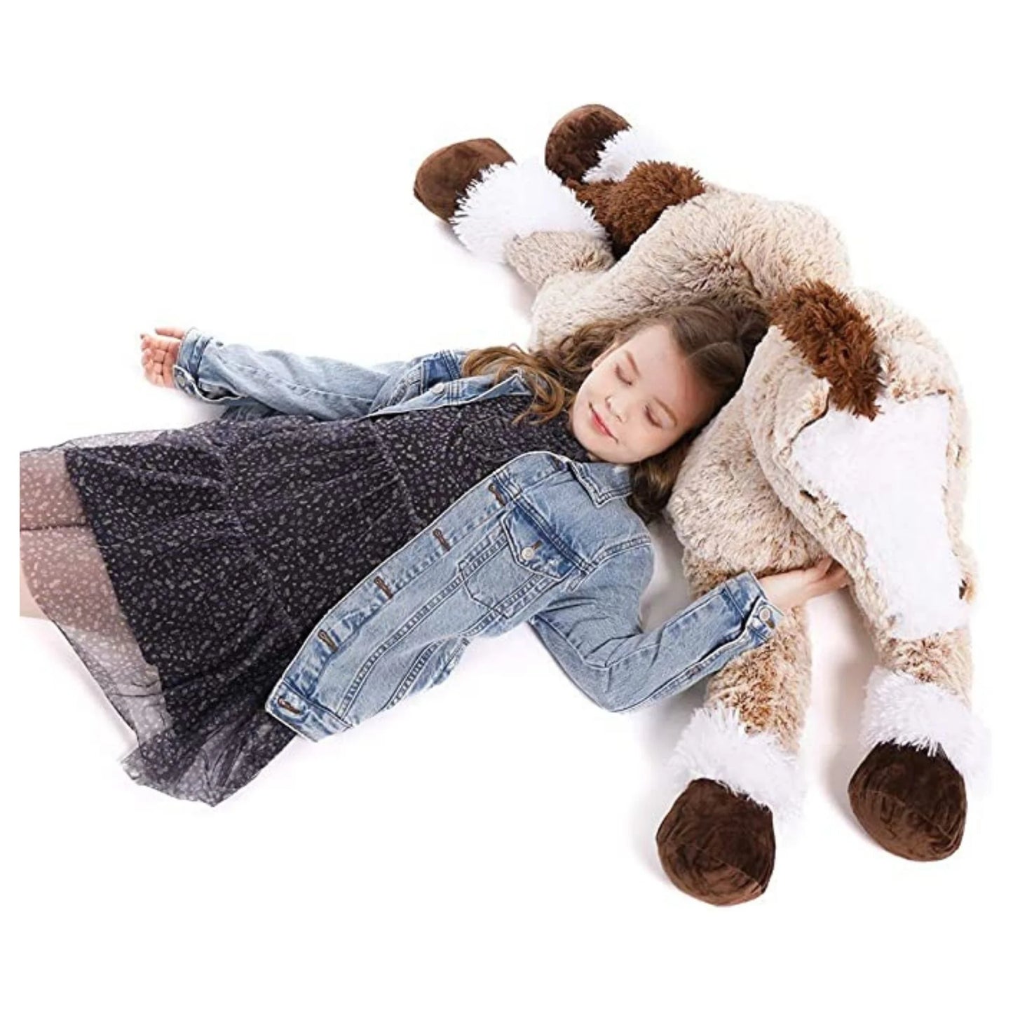 47" Giant Horse Stuffed Animal Large Stuffed Horse Plush Toy