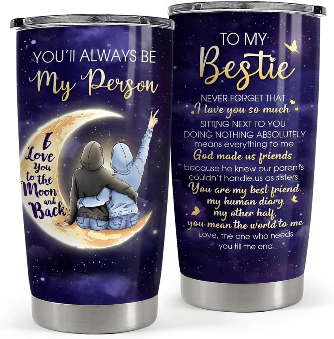 Purple Butterfly Tumbler Jewelry Style Butterfly Lover 20Oz Tumblers with Lid Gift for Women Girl Daughter Sister Mom Christmas Birthday Present