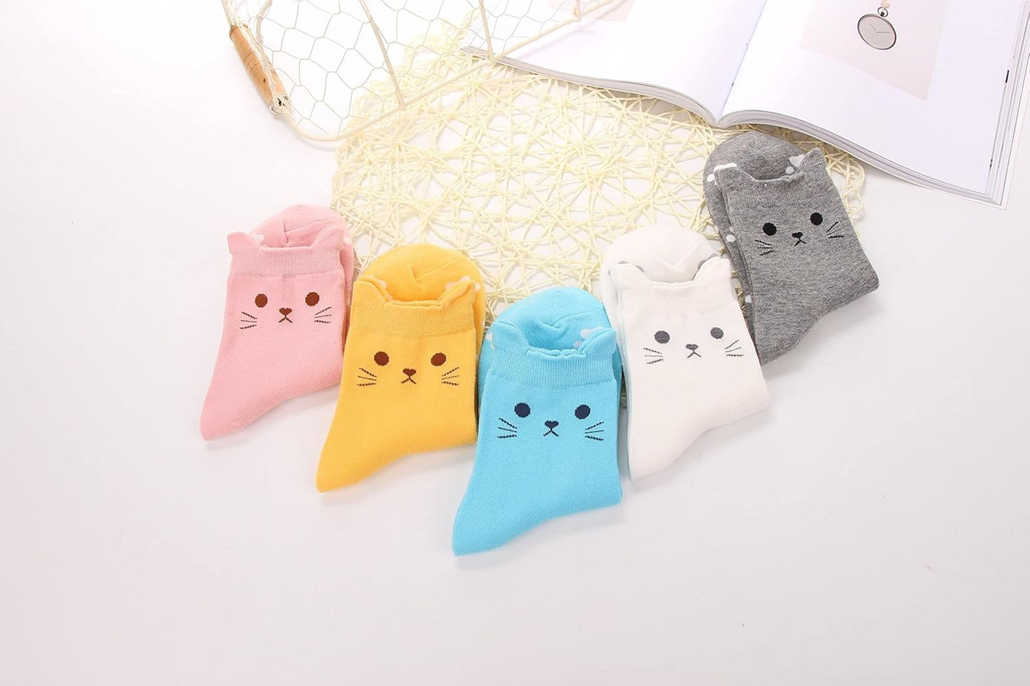 Women'S Cat Socks Cat Gifts Cute Animal Socks Dog Owl Gifts for Women