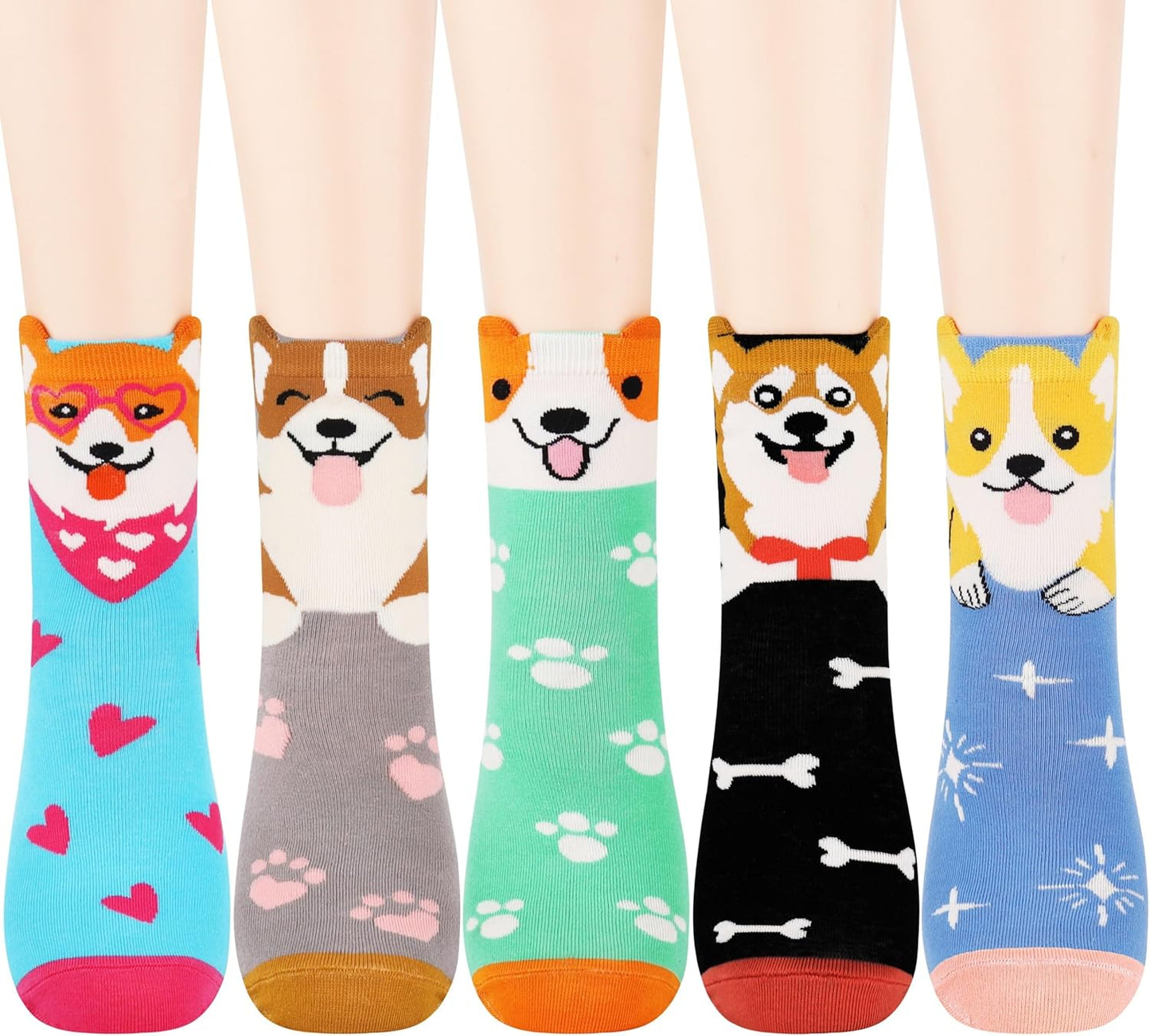 Women'S Cat Socks Cat Gifts Cute Animal Socks Dog Owl Gifts for Women