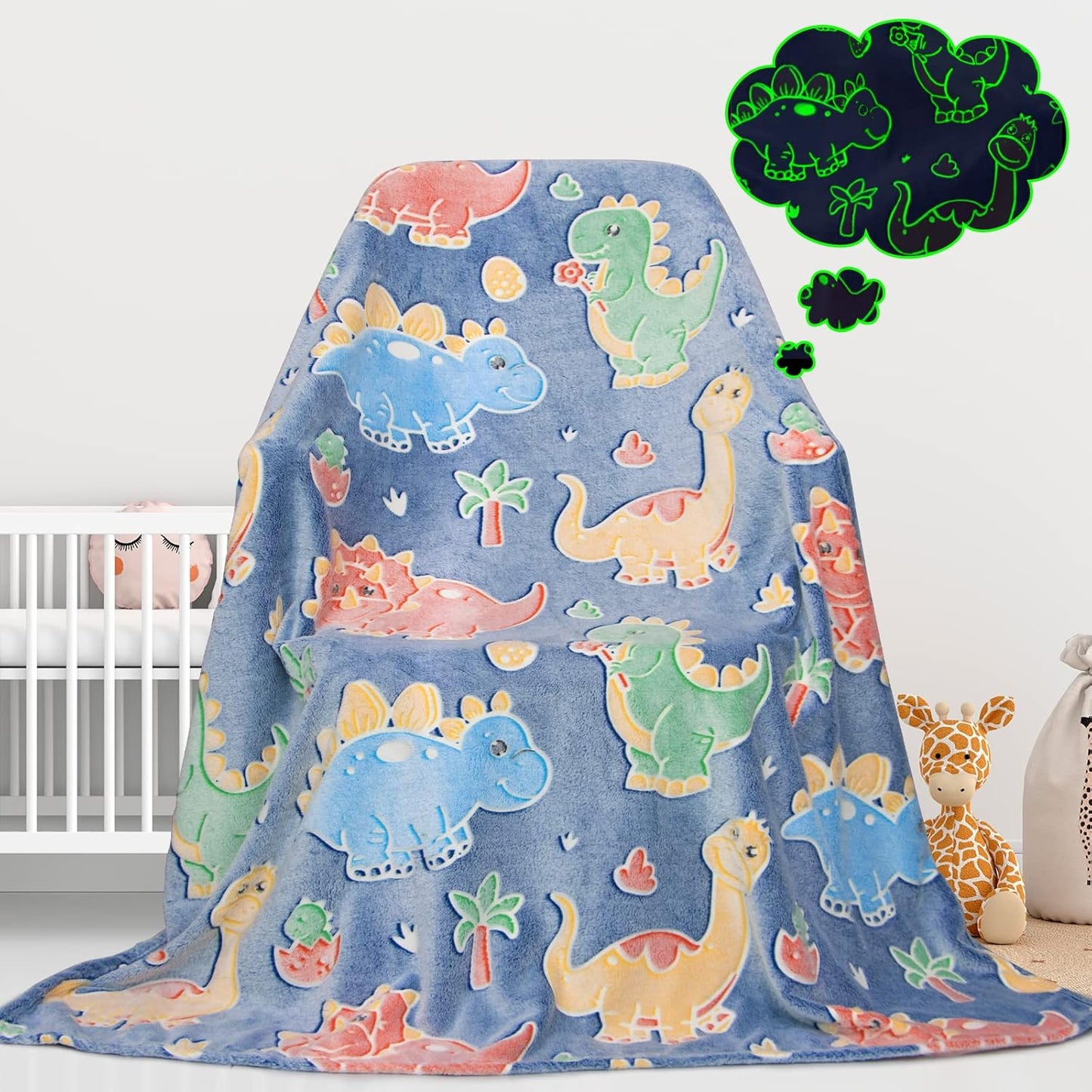 Glow in the Dark Blanket Butterfly Gifts Toys for Girls Women Butterfly Blankets for Birthday Gifts for Kids