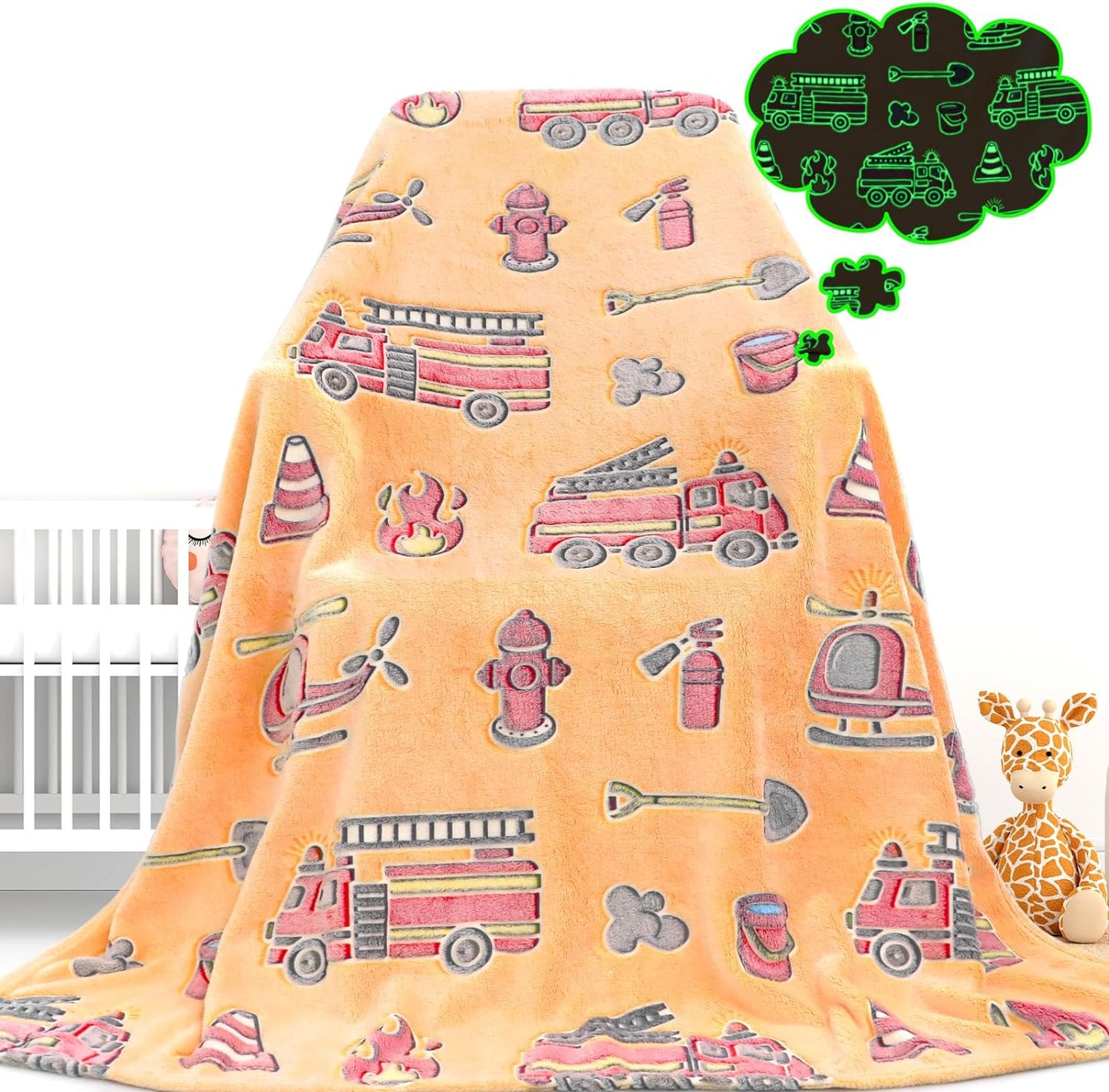 Glow in the Dark Blanket Butterfly Gifts Toys for Girls Women Butterfly Blankets for Birthday Gifts for Kids