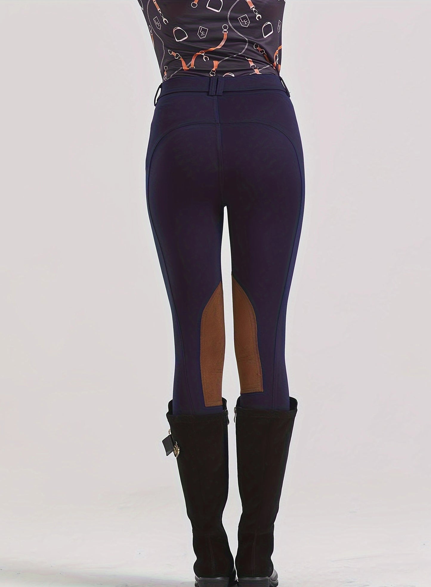 Breeches Women Equestrian Knee Patch Woman Horse Riding Pants Leggings Sport Training Horseback Tight Clothes - Quick Drying