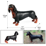 Miniature Schnauzer Dog Animal Action Figure French Bulldog Corgi Poodle Golden Retriever Samoyed Model Figurines Pet Puppy Toy