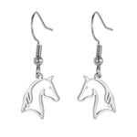 Horse Drop Earrings for Women Stainless Steel Animal Cute Horse Shape Dangle Earring Horse Lover Jewelry Gift for Girls