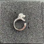 Beagle Dog Ring Free Size Punk Animal Beagle Ring Jewelry for Pet Lovers