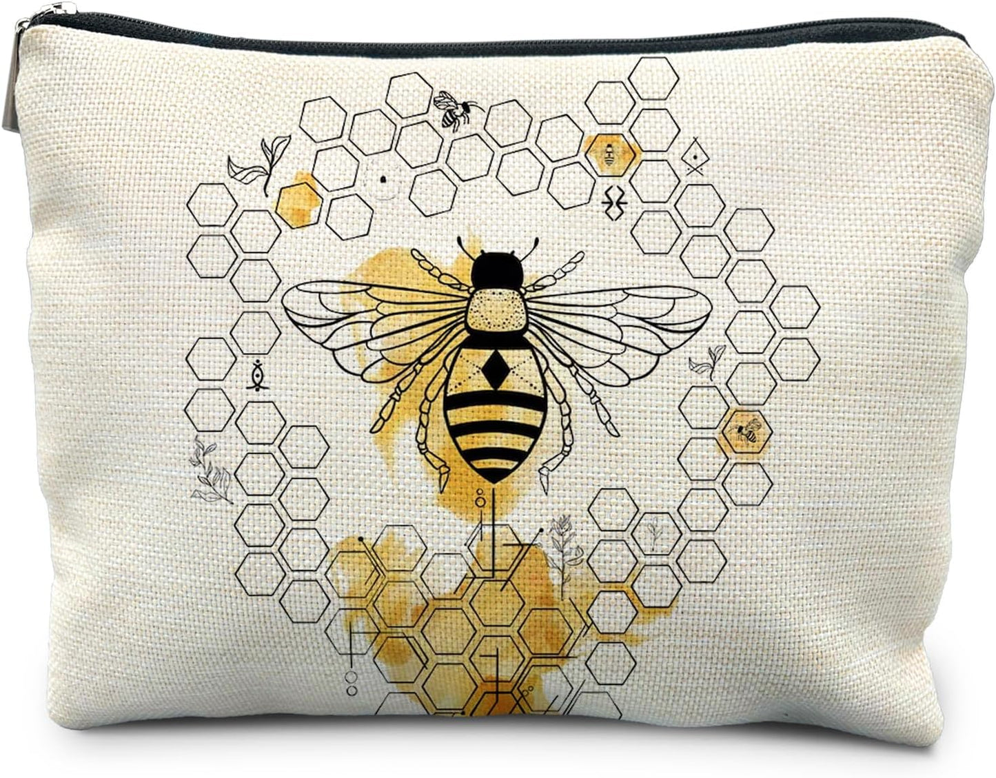 Bee Gifts: Honeycomb Makeup Bags for Bee Lovers and Beekeeper Accessories