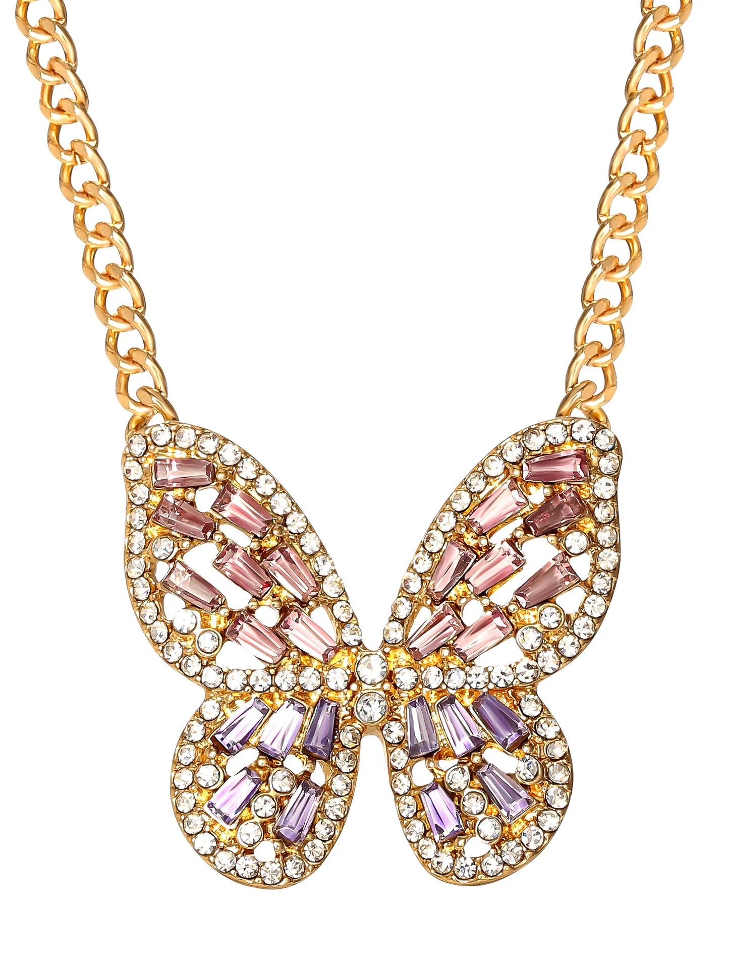 Fashion Metal Butterfly Necklace