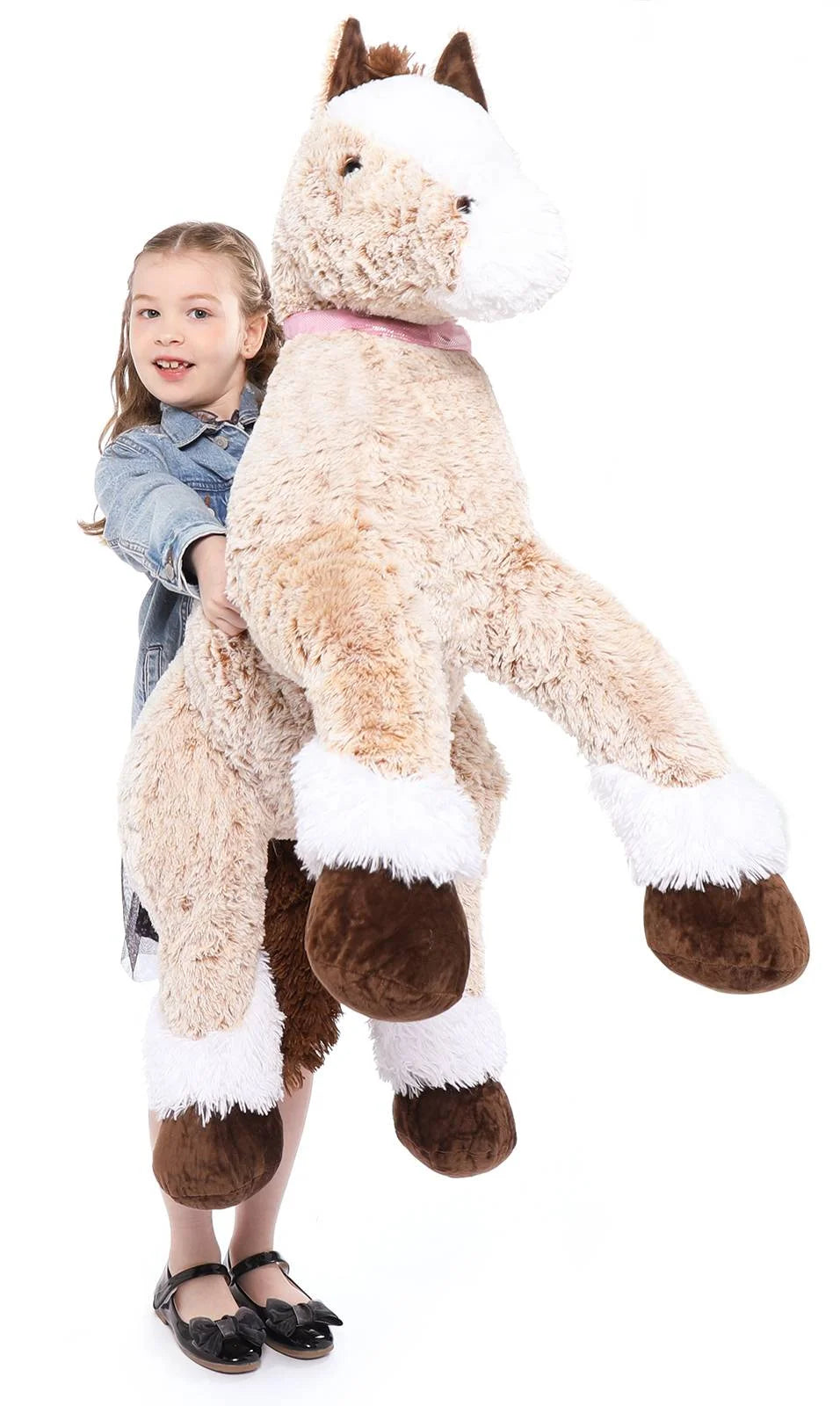 47" Giant Horse Stuffed Animal Large Stuffed Horse Plush Toy