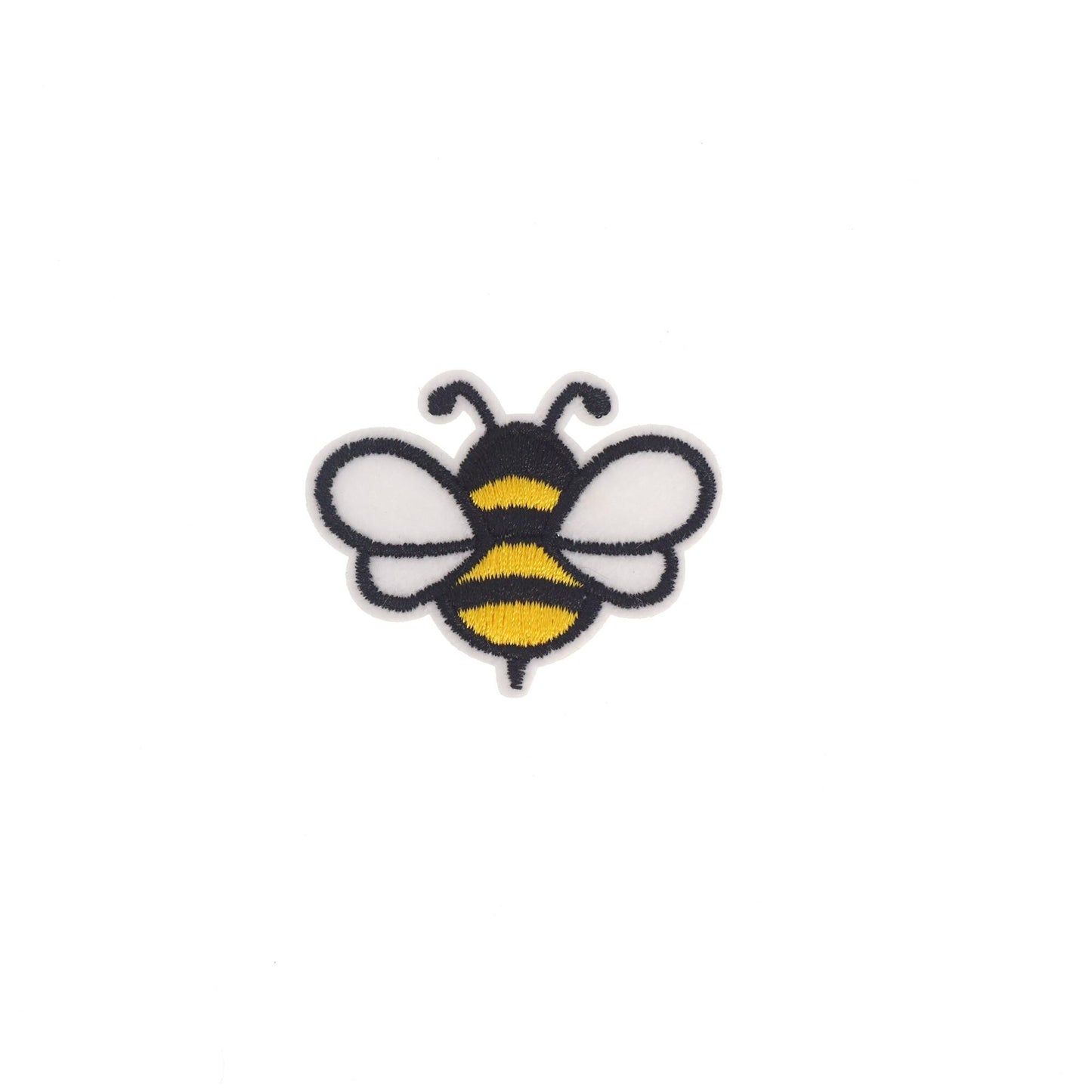Cute Bee Embroidered Sew on Patch, Bee Applique