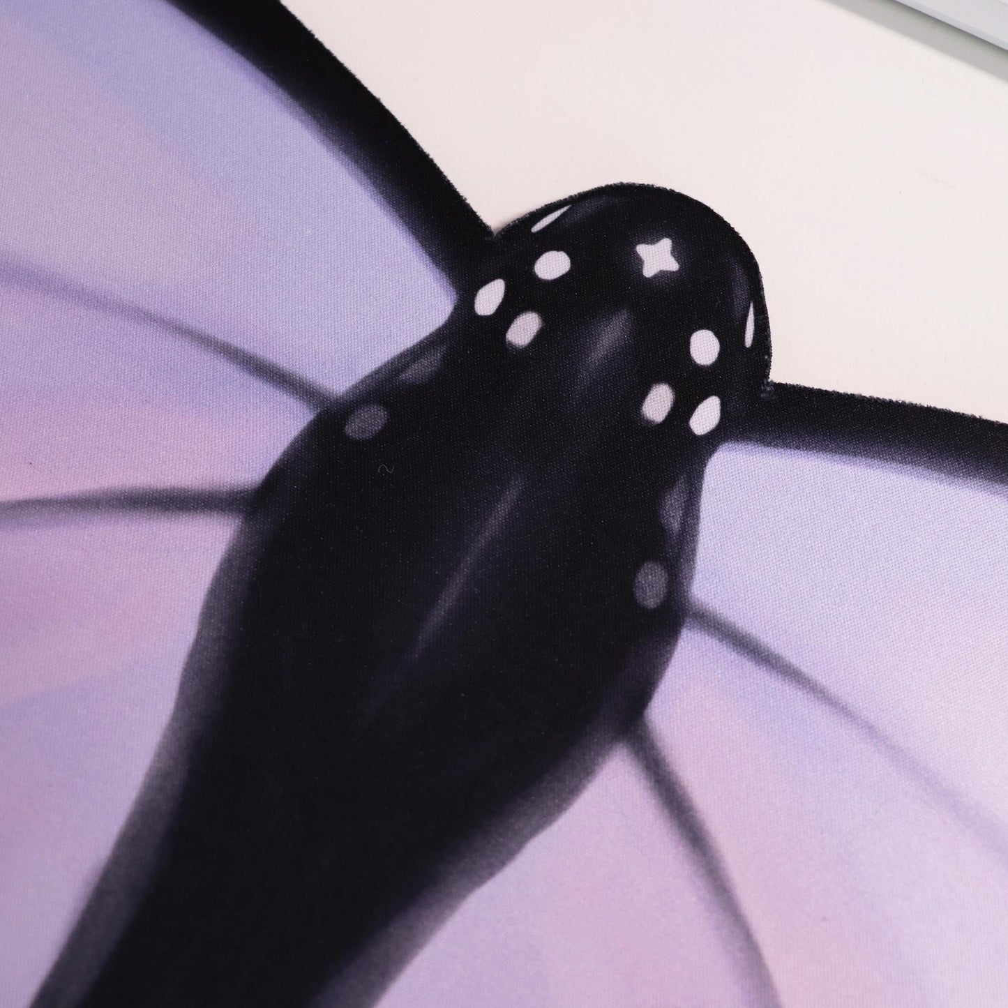 Lilac Butterfly Deskmat 90X40Cm Waterproof