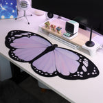 Lilac Butterfly Deskmat 90X40Cm Waterproof