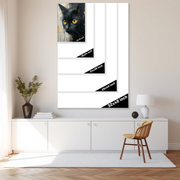 Midnight Majesty: A Black Cat's Regal Portrait