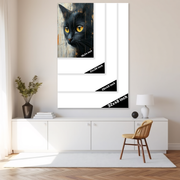 Midnight Majesty: A Black Cat's Regal Portrait