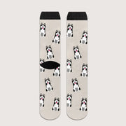 Husky Theme Long Socks 2754