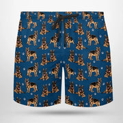 Limited Edition German Shepherd  Theme AOP Beach Shorts 345