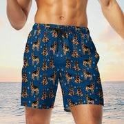 Limited Edition German Shepherd  Theme AOP Beach Shorts 345