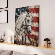 Freedom Spirit White Horse