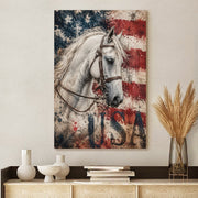 Freedom Spirit White Horse
