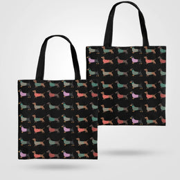 Dachshund Theme AOP Tote Bag 4672