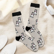 Husky Theme Long Socks 2754
