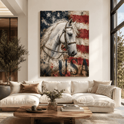 Freedom Spirit White Horse