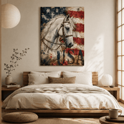 Freedom Spirit White Horse