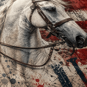 Freedom Spirit White Horse