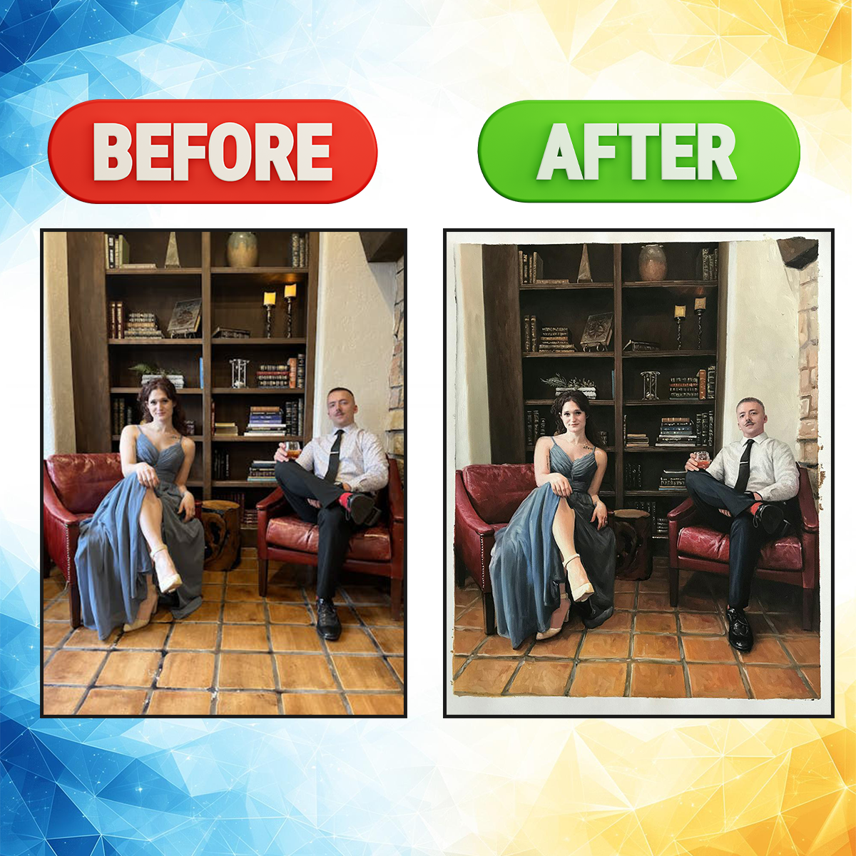 Custom Oil Painting – Hand-Painted from Your Photo