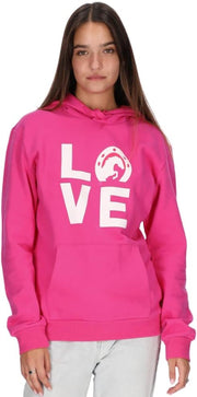 Horseshoe Print Love Hoodie for Women Teen Girls Equestrian Horseback Riding Horse Sweatshirt Hoodies