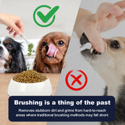 Dog Breath Freshener Dental Powder–Teeth Cleaning Powder for Dogs with Probiotics & Herbs–Plaque & Tartar Remover, Fresh Breath Remedy & Oral Care
