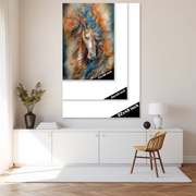Celestial Mane: A Dreamlike Horse by Mehmet Karaalp