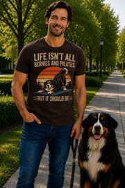 Life Isn't All About Dogs and Pilates Dog Theme T Shirt