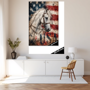 Freedom Spirit White Horse
