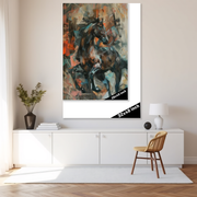 Dynamic Essence: The Abstract Stallion
