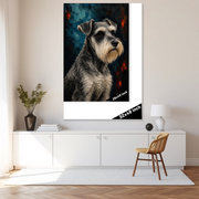Midnight Majesty Schnauzer Portrait