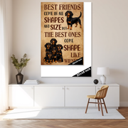 Best Friends in Dachshund Style