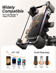 Bike Phone Holder Handlebar, Motorcycle Phone Mount