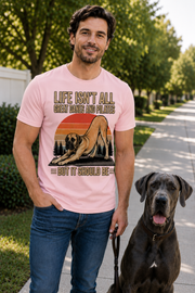 Life Isn't All About Dogs and Pilates Dog Theme T Shirt