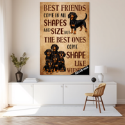 Best Friends in Dachshund Style