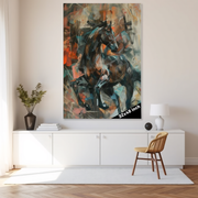 Dynamic Essence: The Abstract Stallion