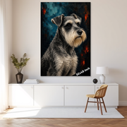 Midnight Majesty Schnauzer Portrait