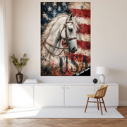 Freedom Spirit White Horse