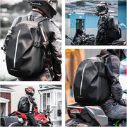 Waterproof Motorcycle Backpack & Helmet Bag for Men and Women