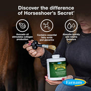Farnam Horseshoer's Secret Deep-Penetrating Hoof Oil for Horses, Conditions Dry Hooves, Prevents Cracks, Splits & Contracted Heels, Contains Avocado, Glycerine & Mineral Oils, Fast Absorbing.