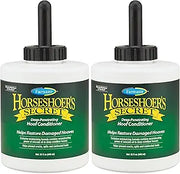 Farnam Horseshoer's Secret Deep-Penetrating Hoof Oil for Horses, Conditions Dry Hooves, Prevents Cracks, Splits & Contracted Heels, Contains Avocado, Glycerine & Mineral Oils, Fast Absorbing.